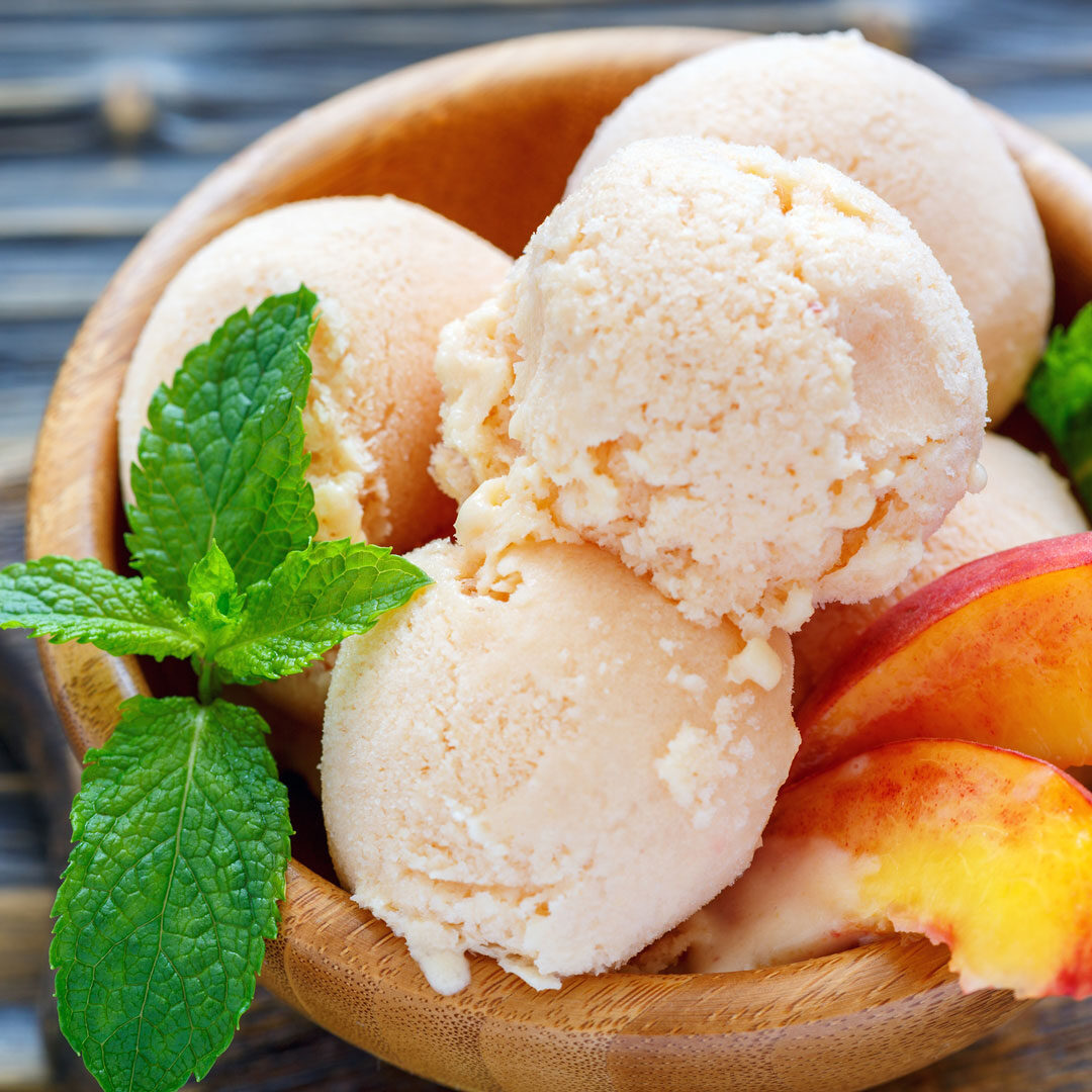 Peach Ice Cream Now Magazines